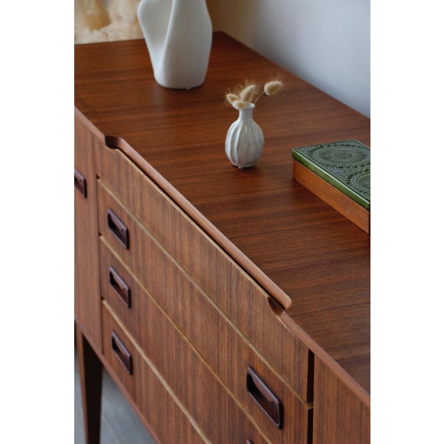 Brown Vintage Teak Sideboard from Beautility, 1960s For Sale - Image 8 of 18