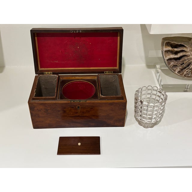 Antique English Tea Caddy For Sale In Little Rock - Image 6 of 17