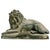 Grand Scale Vintage Continental European Patinated Bronze Recumbent Lions - Pair For Sale - Image 14 of 18