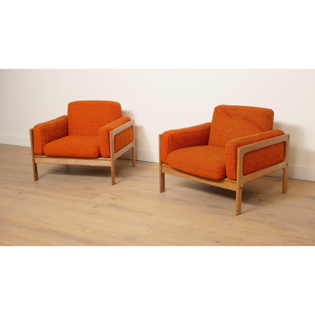 1960s Danish Oak Lounge Chairs from Komfort, 1960s, Set of 2 For Sale - Image 5 of 13