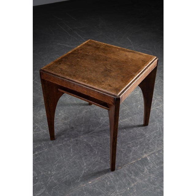1920s Amsterdam School Side Table I have official proof of authenticity such as vintage catalogs, designer records, or...