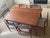 Mid-Century Modern 1950s Hans Wegner Mid-Century Modern Teak Table With Chairs For Sale - Image 3 of 14