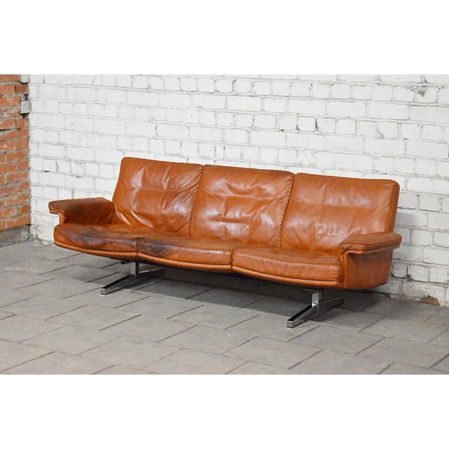 Leather DS 31 Sofa from de Sede, Switzerland, 1970s For Sale - Image 9 of 9