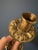 Brass Set of 3 Antique Brass Candle Holder For Sale - Image 8 of 12