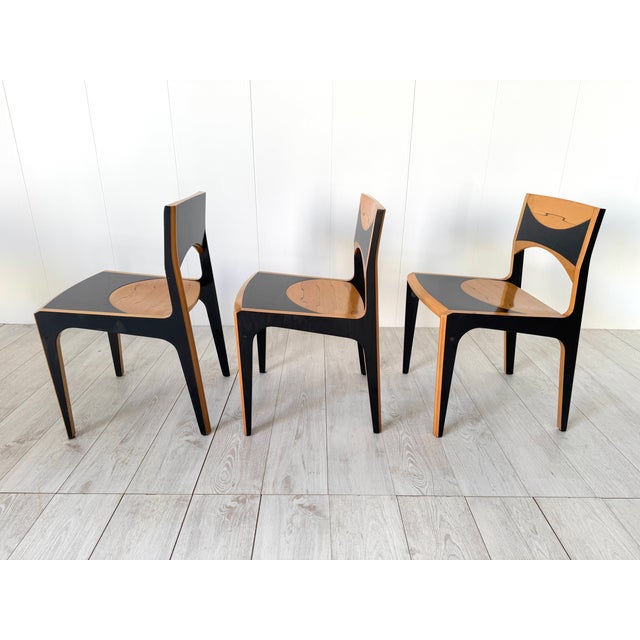 Afra & Tobia Scarpa Vintage Damasco Chairs by Afra & Tobia Scarpa for Maxalto, 1970s, Set of 6 For Sale - Image 4 of 18