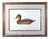 Arthur Nevin Duck Decoy Print, Mallard Hen Decoy, Bay Head, New Jersey, Signed Color Etching, Framed For Sale