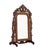 Wood Antique Rococo Revival Vanity Mirror in Carved Oak, 1890 For Sale - Image 7 of 7