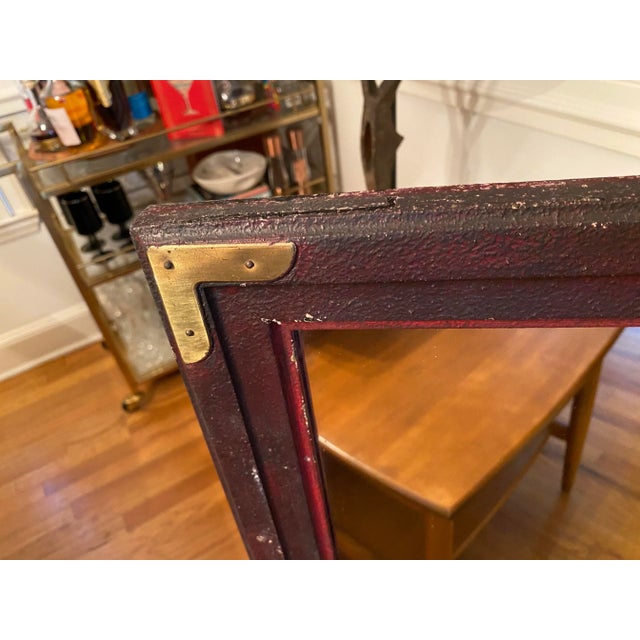 Mid 20th Century Lane Vintage Cocktail Mirror For Sale In Charlotte - Image 6 of 10