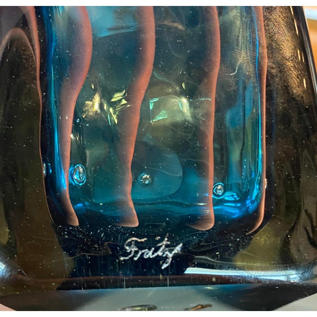 Stunning Robert C. Fritz Art Glass Votives Candle Holders - Set of 4 For Sale - Image 4 of 8