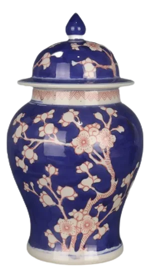 Early 20th Century Chinese Ceramic Pot Yipintang Marked Blue and White Porcelain Ginger Jar Hand Painted Ice Plum Flowers Pattern