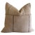 Custom Hand Made Wool Pillow With Stripes Includes Down Feather Insert For Sale - Image 9 of 9