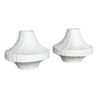 Op Art Porcelain Vases from Heinrich Selb, Germany, 1970s, Set of 2 For Sale