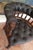 Brown Large Antique English Oak and Brown Leather Office Chair, 1830 For Sale - Image 8 of 14