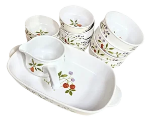 Berry Beautiful Stoneware Serving Set- Set of Twelve