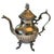 Silver Mid 20th Century Birmingham Silver on Copper Coffee Tea Service With Sugar & Creamer - 4 Piece Set For Sale - Image 8 of 12