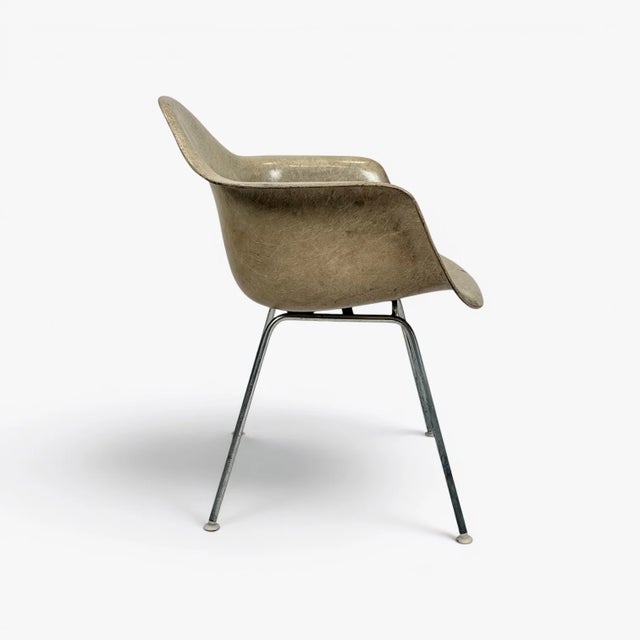 Early 1950s Eames fiberglass armchair designed by Charles & Ray Eames for Herman Miller and produced by Zenith Plastics....