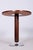 Metal Art Deco Round Table in Walnut & Chrome attributed to Jindřich Halabala for Up Závody, Czech, 1930s For Sale - Image 7 of 9