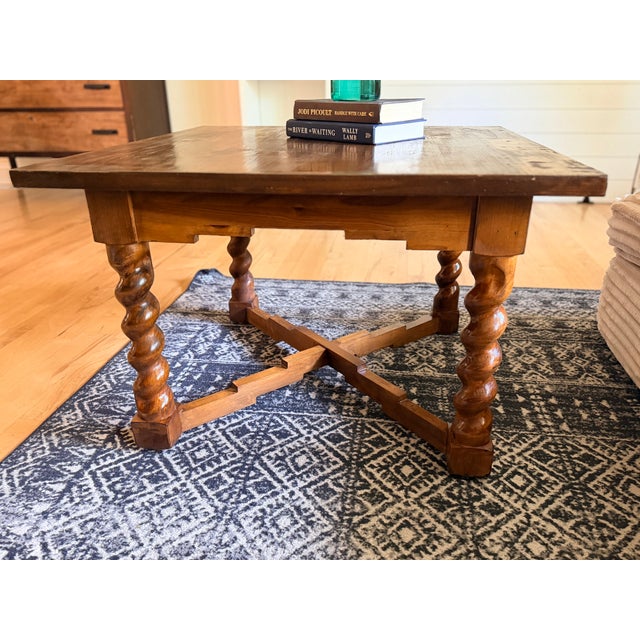 Lane Furniture "Museum of American Folk Art" adaptation accent coffee table. Beautiful solid wood Lane table featuring...