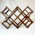 1970s Vintage Boho Chic Arts & Crafts Wood Wine Rack - 10 Bottle. For Sale - Image 10 of 11
