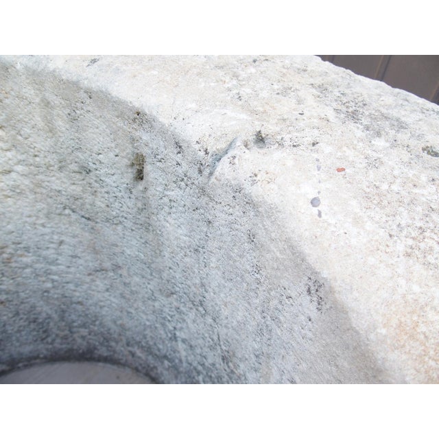 More information coming soon… Hand-carved from a massive piece of Burgundy limestone, this large wellhead has been...