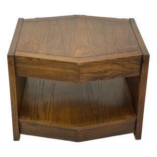 Vintage Lane Furniture Pueblo Brutalist Oak Dresser, C. 1970s For Sale