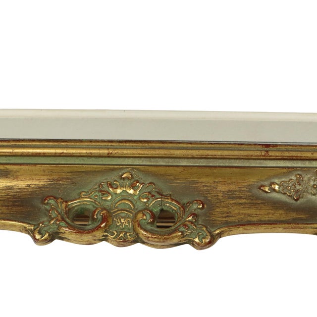 Wood Baroque Style Gilt Wood and Plaster Frame For Sale - Image 7 of 17