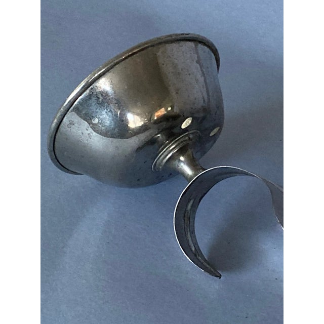 Victorian Antique 1910s Soap and Sponge Dish, Nickel Over Brass For Sale - Image 3 of 3