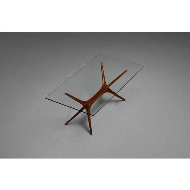 Wood Model 9020 Coffee Table attributed to Tapio Wirkkala for Asko, Finland, 1958 For Sale - Image 7 of 18