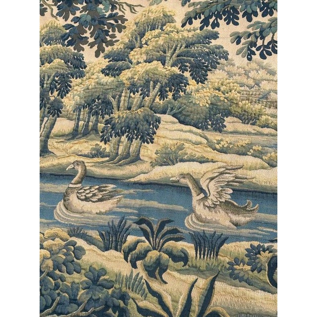 Mid-Century Modern Mid-Century French Jacquard Halluin Tapestry in the style of Aubusson, 1960s For Sale - Image 3 of 18