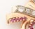 Gold Vintage Rose Gold, Diamond, and Ruby Pendant For Sale - Image 8 of 8