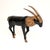 Antique Wood Parcel Gilt Sculpture of an Ibex, 1900 For Sale - Image 11 of 11