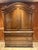 Brown Two-Tiered Sideboard in Wood with Two Doors and Drawers For Sale - Image 8 of 8