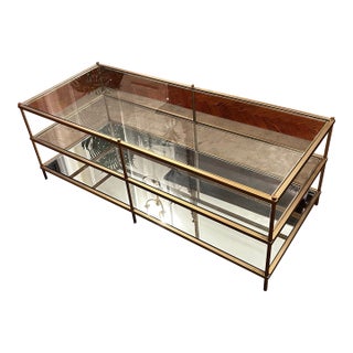 West Elm Terrace Tiered Coffee Table For Sale