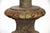 Large Vintage Neoclassical Tuscan Verdigris and Gold Patina Plaster Table Lamp For Sale - Image 4 of 8