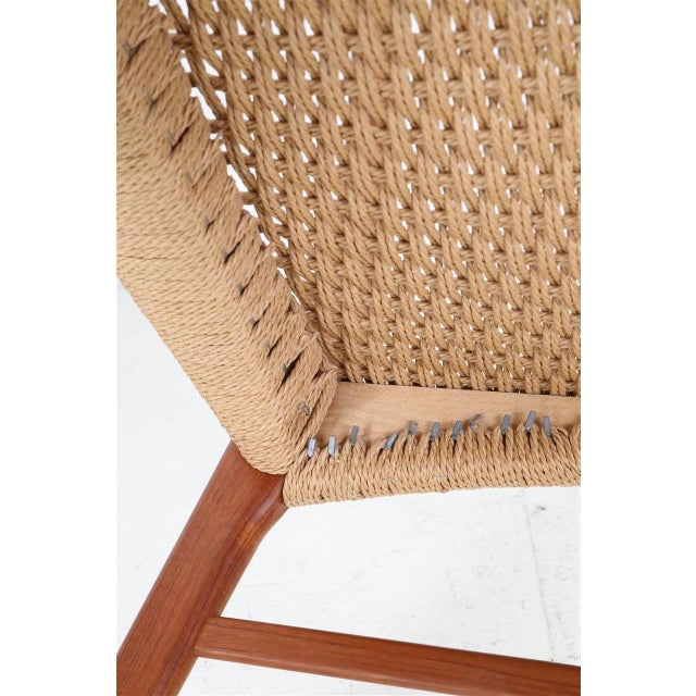 Danish GS60 Chairs in Teak and Paper Cord by Arne Wahl Iversen for Glyngøre Stolefabrik, 1970s, Set of 6 For Sale - Image 13 of 18