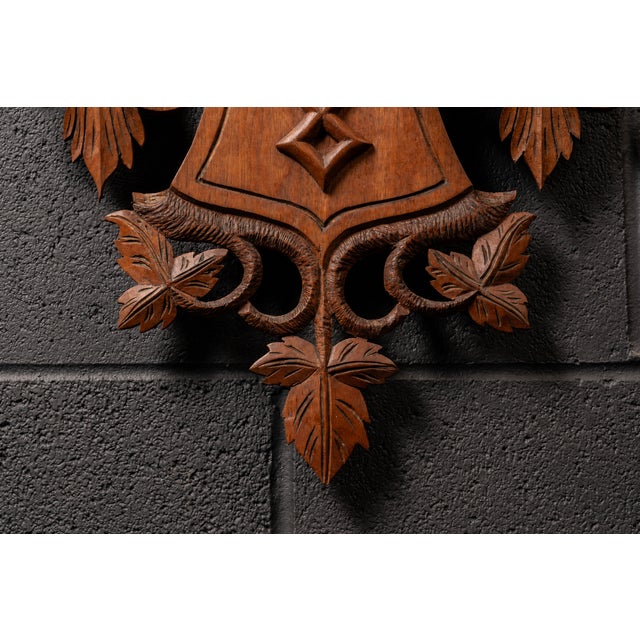 Early 20th Century Antique Carved Wooden Deer Hallway Rack For Sale - Image 5 of 7