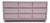 Postmodern Mauve Gloss Laminate Cubic Dresser For Sale