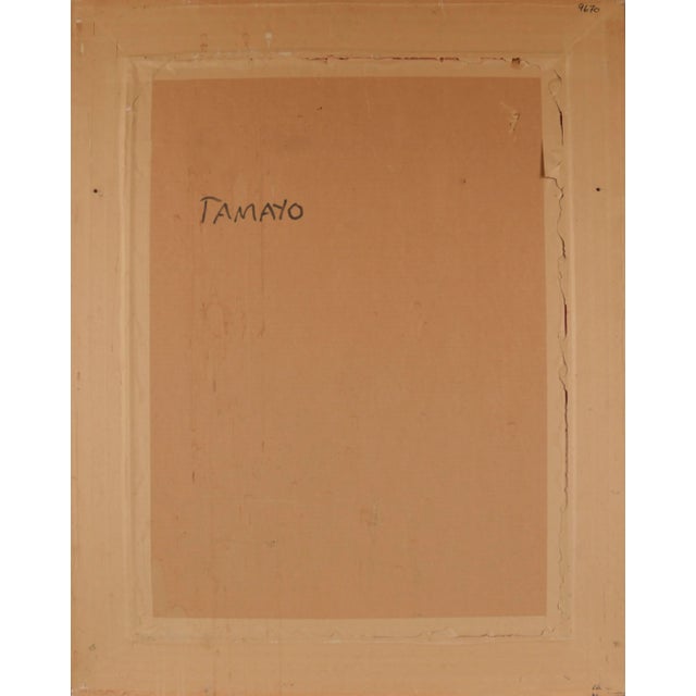 "Personaje en Un Cueva" (Personage in a Cave) Surrealist Lithograph by Rufino Tamayo For Sale - Image 9 of 9