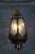 Vintage Brass Etched Glass Swag Pendant Light For Sale - Image 4 of 12