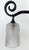 Metal French Art Deco Wrought Iron, Glass Chandelier, Muller Freres Attributed, C1930 For Sale - Image 7 of 13