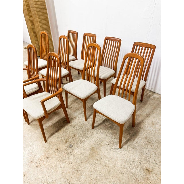 1970s Mid-Century Modern Benny Linden Teak Dining Chairs - Set of 4 For Sale - Image 10 of 10