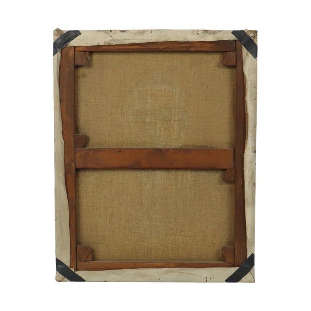 L. De Caluwé, Portrait of a Man, Early 20th Century, Painting on Canvas For Sale - Image 6 of 15