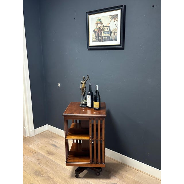 Antique Revolving Bookcase, 1890s For Sale - Image 12 of 13