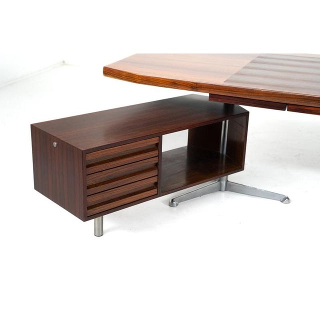 Executive Desk by Osvaldo Borsani for Tecno, Italy, 1960s For Sale - Image 3 of 15