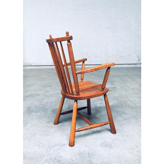 Dutch Oak Armchair Set attributed to De Ster Gelderland, Netherlands, 1960s, Set of 4 For Sale - Image 15 of 18