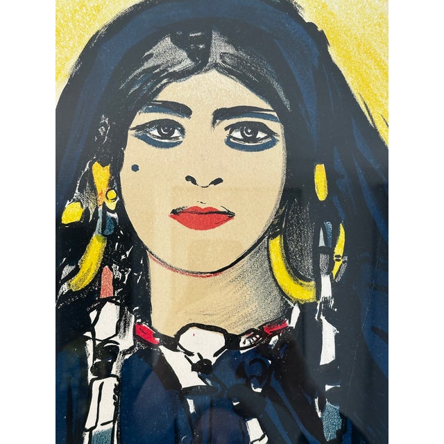 Early 20th Century Original Paul Élie Dubois “Le Hoggar” French Lithograph Exhibition Poster For Sale - Image 4 of 7