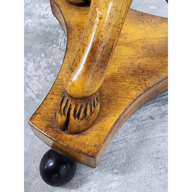 Vintage Neoclassical Style Floor Lamp With Table For Sale - Image 12 of 12