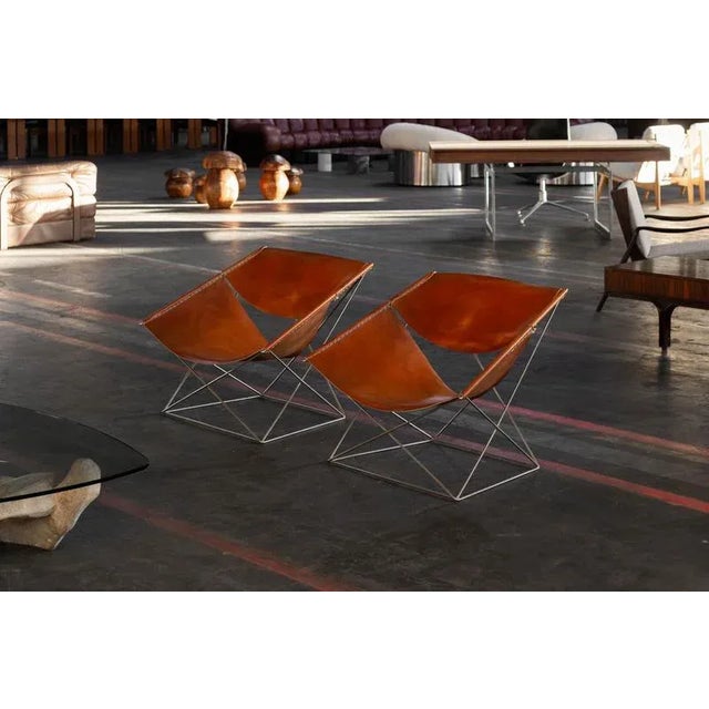 Artifort F675 Butterfly Chairs by Pierre Paulin for Artifort, Netherlands, 1963, Set of 2 For Sale - Image 4 of 18