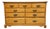 Link Taylor Countryside Collection Solid Oak Early American Rustic 55" Double Dresser 6602 For Sale