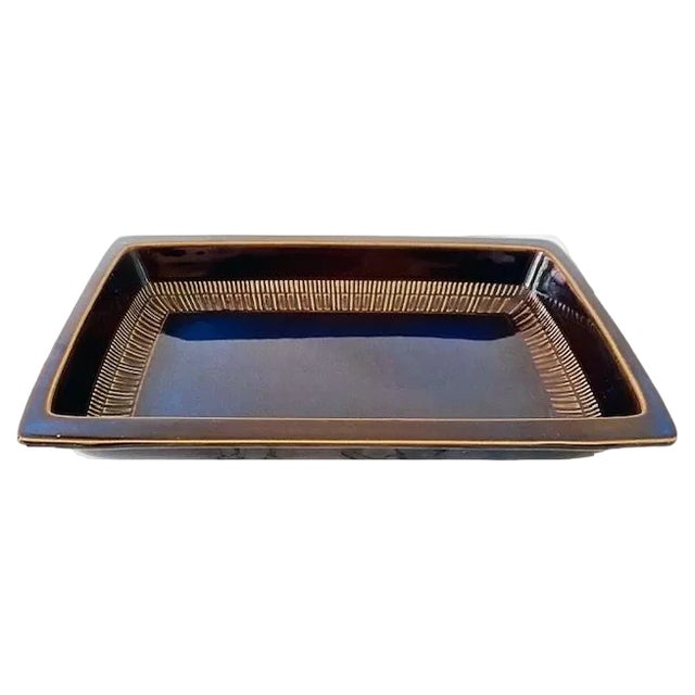 Full Cosmos Plate in Night Blue by Berit Ternell for FLE, 1970s For Sale